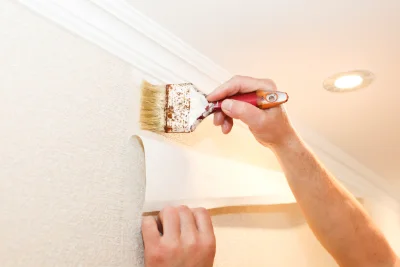 Pose de papier peint à Lespiteau — revêtements muraux et toiles de verre